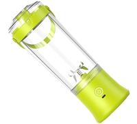 BULAIDAI Quick Cleaning Electric Juicer with Ergonomic Handle Design Efficient Fruit Processing Machine PC Texture for Travel Portable Rechargeable Juicer Blender