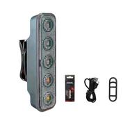 BULAIDAI Rechargeable Back Light with Movement Detectors Automatic Sensing Trail Back for Outdoor Sports Enthusiasts Night Cycling Bike