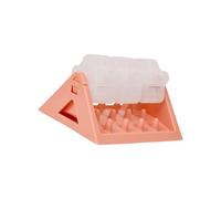 BULAIDAI Rolling Treat Dispenser Dog Toy with Adjustable Food Opening NonSlip Base Interactive Feeding Game for Canine Enrichment Puzzle Feeder Dog Toy