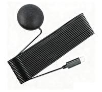 BULAIDAI Round Omnidirectional Microphone Intelligent Mute LED Light 3.5mm USB Compatible for Conferences Webinars Stream Mic