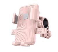 BULAIDAI Shockproof Scooter Bicycles Phone Holder Handlebar Mount None Obstructive Camera Design for 4.7-7.2 Inch Phones Upgraded Handlebar Clamp Mount