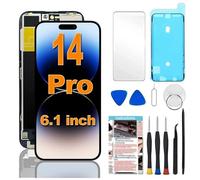 BULAIDAI Solid Black Led Display Replacement Set for 14 Expert Repairs Fractured Displays Dead Specks Touch Response Low Reinvigorate Rate Forever on Display Repair