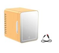 BULAIDAI Thin 4L Car Beauty Refrigerator for Dermocare Products Calm Force Efficient Structure Compact Car Fridge for Cosmetics Cosmetic Refrigerator for Travel