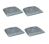 BULAIDAI Waterproof Elastic Chair Cover PU Leather Modern Design Seat Cushion Slipcover Dining Seat Protector Home Decors PU Leather Slipcover