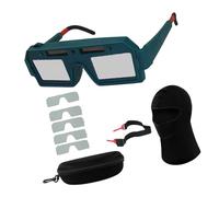 BULAIDAI Welding Glasses Auto Dimming Goggles for TIG Professional Weld Glasses Goggles Multifunction Utility Tool Auto Dimming Helmet