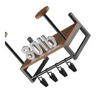 BULAIDAI Wooden Motorcycle Helmets Wall Mount Holder for Secure Display & Space Saving Organization in Garage or Home Environment Motorcycle Accessory Mount