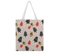 BULALABU Large Martin Canvas Tote Bag Double-Sided Print 38x41CM - Polyester Reusable Shopping Bag for Grocery Travel Camping, Stylish Shoulder Handbag for Women Men UK/Europe
