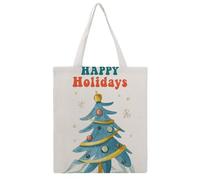 BULALABU Large Martin Canvas Tote Bag Double-Sided Print 38x41CM - Polyester Reusable Shopping Bag for Grocery Travel Camping, Stylish Shoulder Handbag for Women Men UK/Europe