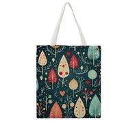 BULALABU Large Martin Canvas Tote Bag Double-Sided Print 38x41CM - Polyester Reusable Shopping Bag for Grocery Travel Camping, Stylish Shoulder Handbag for Women Men UK/Europe