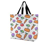 BULALABU One Shoulder Shopping Bag Polyester Reusable Large Capacity Lightweight Tote Bag Durable Grocery Bag for Supermarket Travel Camping Beach Gift for Family Friends UK Europe