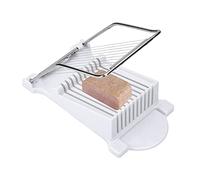 Bulaned Luncheon Meat Slicer, Stainless Steel Wires Multi Purpose Slicer, Boiled Egg Fruit Soft Cheese Slicer Cutter, Cuts 10 Slices