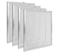Bularie 99010316 Range Hood Grease Filter 11 1/4" x 11 3/4" x 3/8" Compatible with Broan Nutone Kenmore WA6500 QT20000 Vent Range Hood - Aluminum Filter Replaces S99010316 WA65AF NTK7450000 (4 pack)