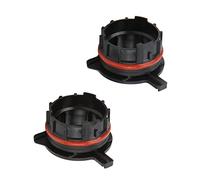 Bulb Adapters LED Headlight Bulb Holders, 2PCS High Power 100W Durable ABS Material H7 Bulb Socket Conversion Kit for Car Truck Motorcycle Headlights Upgrade