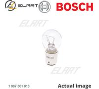 Bosch 1987301016, Car Light Bulb, P21/5W Pure Light, Brake Light, Turn Signal, Taillight, Licence Plate Light
