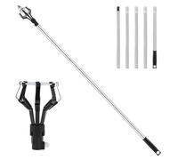 Bulb Changer - Metal Telescopic Change Tool | Bulb Extension Pole Change Tool, For Home Commercial Living Room Bedroom Replacement