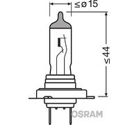 OSRAM Off Road (H7) 62261SBP Bulb 12 V, Pack of 1, Folding Box,Yellow