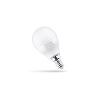 Bulb E14 8W Warm White Frosted Glass 10x4.7x4.7cm Compact Poland Energy Savings