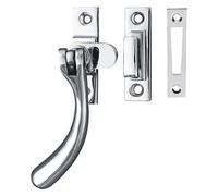 Bulb End Window Casement Fastener in Polish Nickel from EUROART