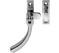 Bulb Ended Casement Window Fastener 98mm Handle 45mm Centres Satin Chrome