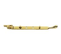 Bulb Ended Casement Window Stay 267 x 16mm Polished Brass Pear Drop Stay