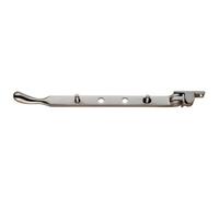 Bulb Ended Casement Window Stay 267 x 16mm Satin Nickel Pear Drop Stay