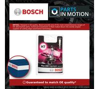 Bosch H7 (477) Plus 150 Gigalight Halogen Headlight Bulb, 12 V 55 W, 150% more Light - Socket Type PX26d - 1 Replacement Car Light Bulb