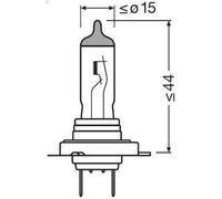 Bulb, headlight OSRAM 64210ALL for MG MG ZT 2 2002-2005