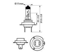 Bulb, headlight PHILIPS 12972RGTB1 for MG MG ZT 2 2002-2005