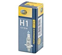 HELLA 8GH 223 498-011 Bulb - H1 - Performance up to 120% - 12V - 55W - Socket Type: P14,5s - Box - Quantity: 1