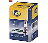 Bulb HELLA x10 Fits ABARTH ALFA ROMEO AUDI AUSTIN BMW CITROEN 60-23 8GJ002525481