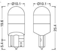Bulb, interior ligh OSRAM 2825DWNB-2HFB for BMW 1 (E87) 2 2004-2007