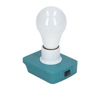 Bulb Light LED Screw Base Anti Skid Loose E27 Portable Bulb Lamp Compatible for 18V BL Series Batteries White