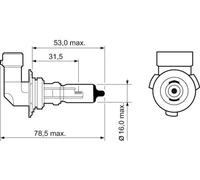 Bulb P22d Halogen 032015 VALEO for MITSUBISHI MAZDA BMW TOYOTA JEEP NISSAN DODGE