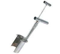 Bulb Planter Tool, Heavy Duty Long Handle Stainless Steel Seed Planter Tool for Digging Holes to Plant Tulips, Iris, Daffodils