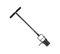 Bulb Planter Tool - Iron, 14.65x11.02x1.38in, Gardening Bulb Transplanter, Ergonomic Digger | Durable Precision Design For Lawn Care, Seedling Transplanting, Soil Loosening, Gardening Tasks