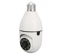 Bulb Security Camera 1080P Wireless 360 Degree Panoramic Intelligent HD Night Vision Bulb Surveillance Camera for Home