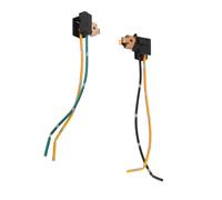Bulb Socket, 2Pcs Headlight Lamp Bulb Socket Wiring Harness Connector Plug Adapter Line for H1 Bulb