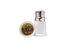 Bulb Socket Adaptor / Converter B22 To E27 Adaptor CE-Certified ROHS Fit converter from bayonet to Edison screw fitting.