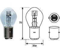 MAGNETI MARELLI 002588200000 Bulb, spotlight
