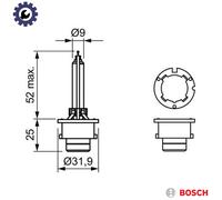 BULB SPOTLIGHT 1 987 302 906 FOR MITSUBISHI OUTLANDER/II/SUV/III/Van PAJERO/Mk