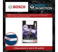 Bosch H1 (448) Plus 120 Gigalight Halogen Headlight Bulb, 12 V 55 W, 120% more Light - Socket P14,5s - 1 Replacement Car Light Bulb