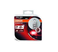 Osram 64150SV2-HCB Silverstar 2.0 H1 Halogen Headlamp Bulb, 12V, Duo Box