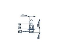Bulb, spotlight fits: MERCEDES-BENZ T1/TN Platform/Chassis 407 D (611.317 611