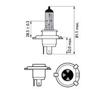 Bulb, spotlight fits: SUZUKI SWIFT MK V (FZ NZ) 1.2 (AZH 412)/1.2 4x4 (AZH 41