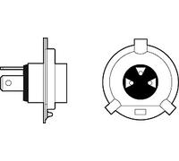 Bulb P43t-38 H4 032515 VALEO for BMW SUZUKI ALFA ROMEO MERCEDES-BENZ FORD OPEL