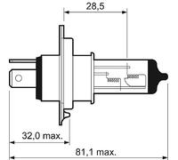 Bulb, spotlight for ZAZ WARTBURG VW (FAW) VW VOLVO VAUXHALL UAZ TRABANT TOYOTA,