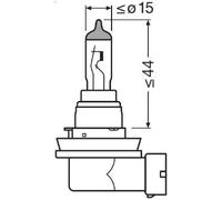 Bulb, spotlight OSRAM 64212-1BL for BMW 5 (E39) 2 2000-2003