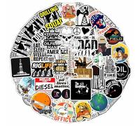 BulbaCraft 100 Pcs Oilfield Stickers, Oilfield Life Stickers, Oil Patch Hard Hat Emblems and Decals, Oil Patch Gifts, Petroleum Field Worker Gifts for Women & Men