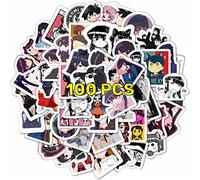 BulbaCraft 100Pcs Anime Stickers, Anime Manga Stickers, Japanese Animation Merch, Japanese Animation Figure, Otaku Culture Poster, Otaku Culture Cosplay, Gifts for Women & Men