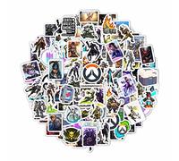 BulbaCraft 102Pcs Overwatch Stickers: Multicolor, Cartoon, Vinyl, Waterproof, Stickers for Laptop, Game Merchandise, Room Decor, Gift